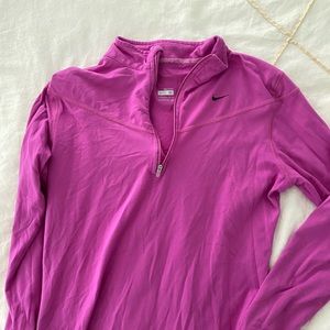 Nike running long sleeve half zip